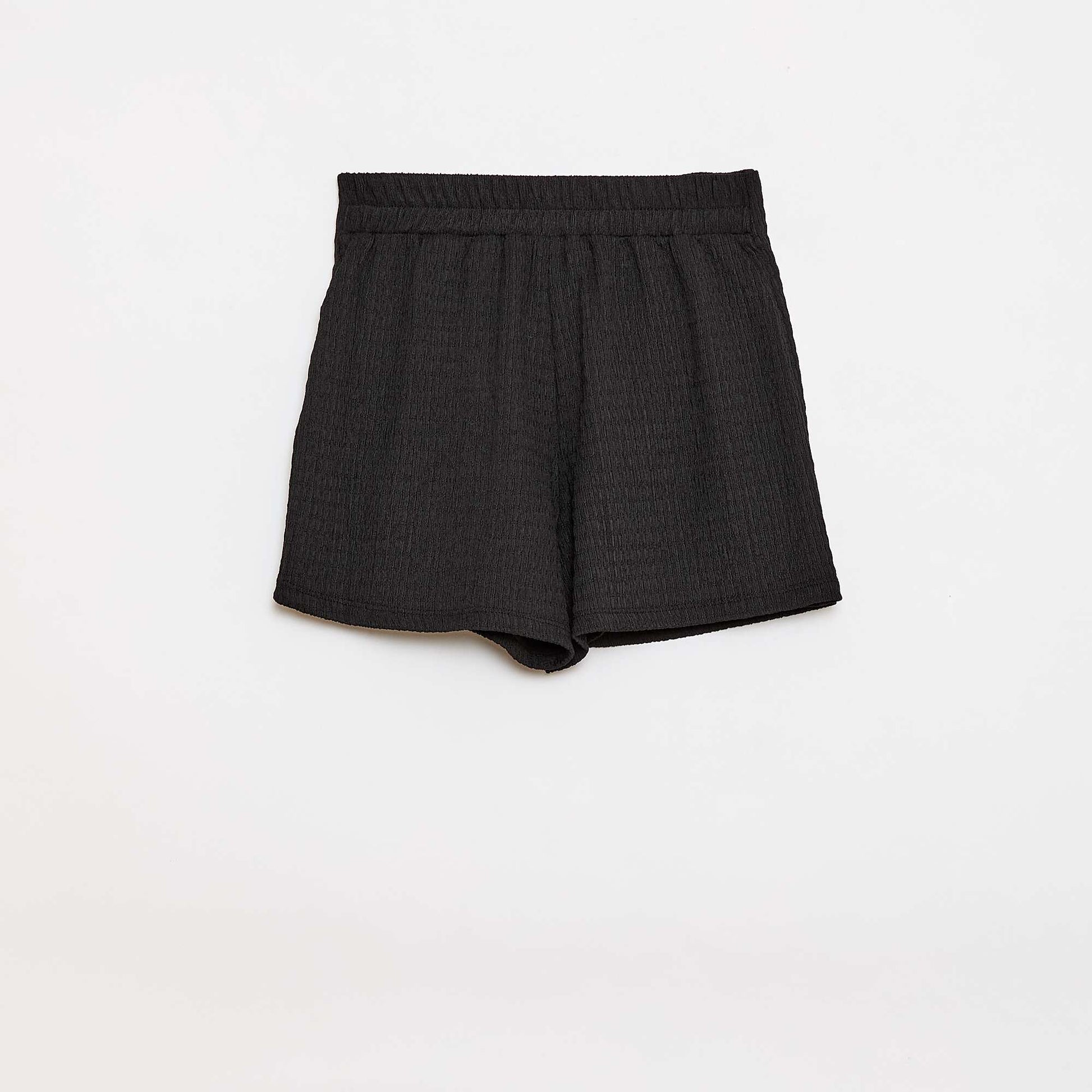 Solid Lightweight Knit Skort BLACK