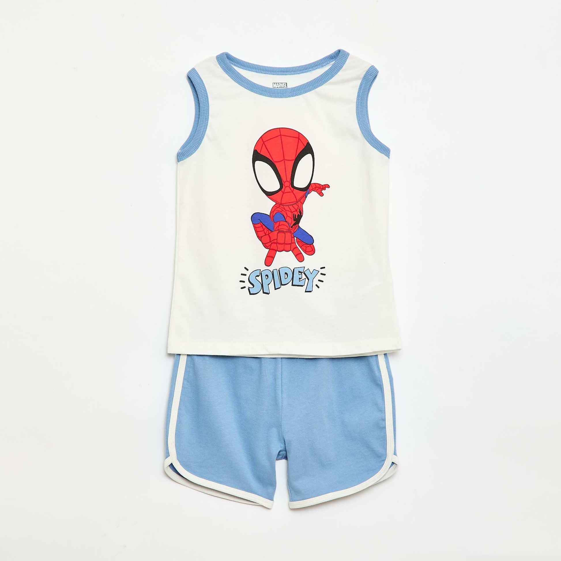 Short pyjamas 'Marvel' 'Spider-Man' - 2 pieces WHITE