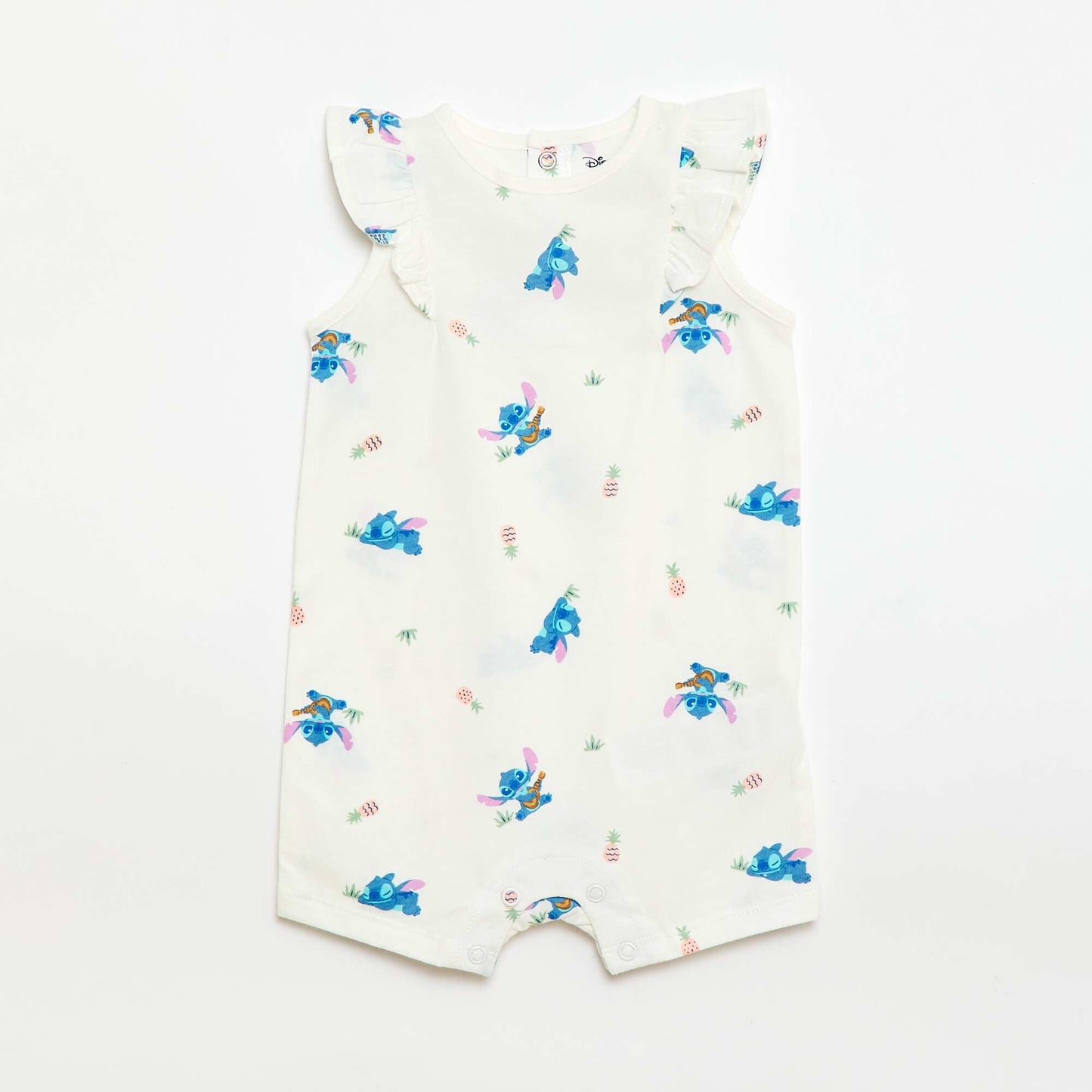 Set of 2 'Stitch' 'Disney' sleeveless rompers WHITE