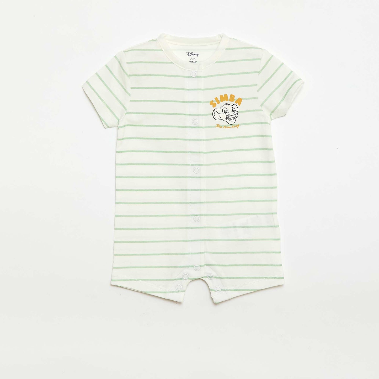 Set of 2 'Simba' 'Disney' Rompers WHITE
