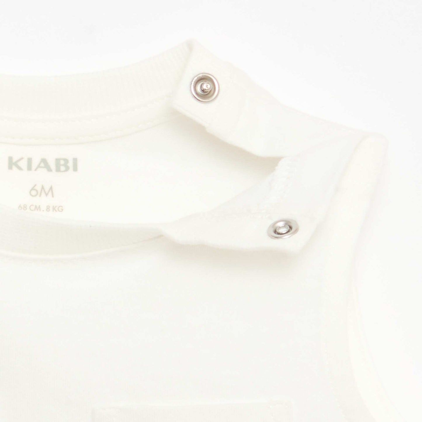 Cotton Jersey Tank Top with Chest Pocket WHITE