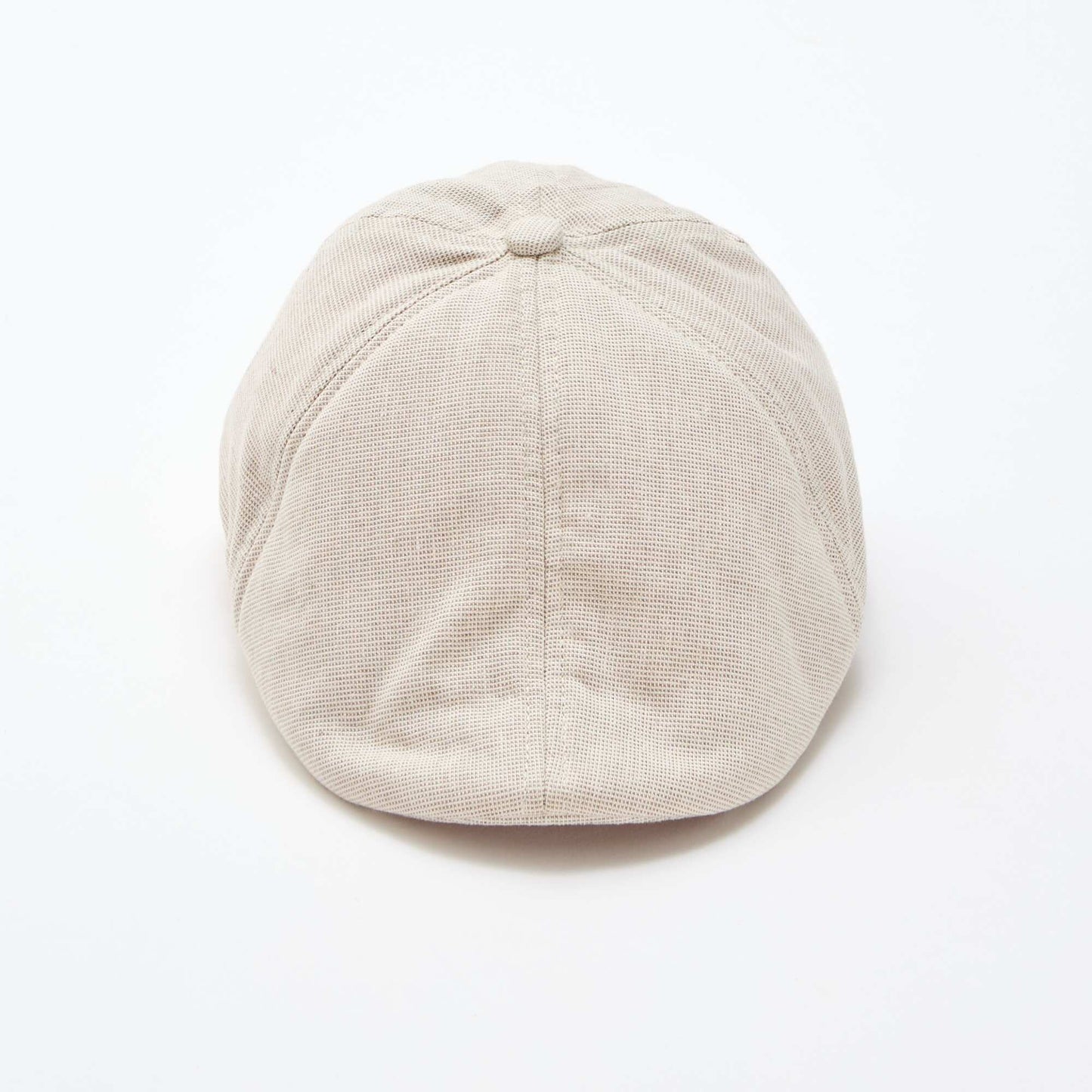Cotton and Linen Newsboy Cap BEIGE
