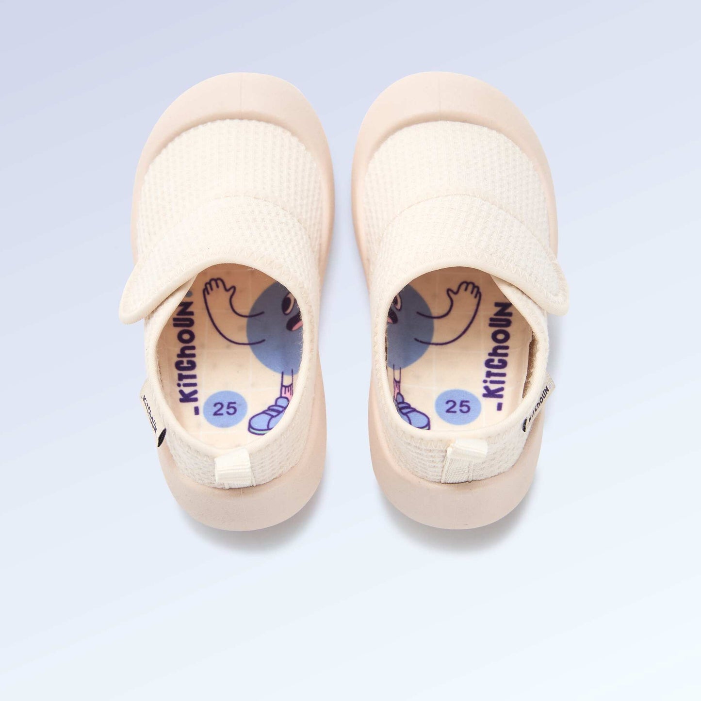 Kitchoun Motor Skills Slippers - Stage 4 'Walking' BEIGE