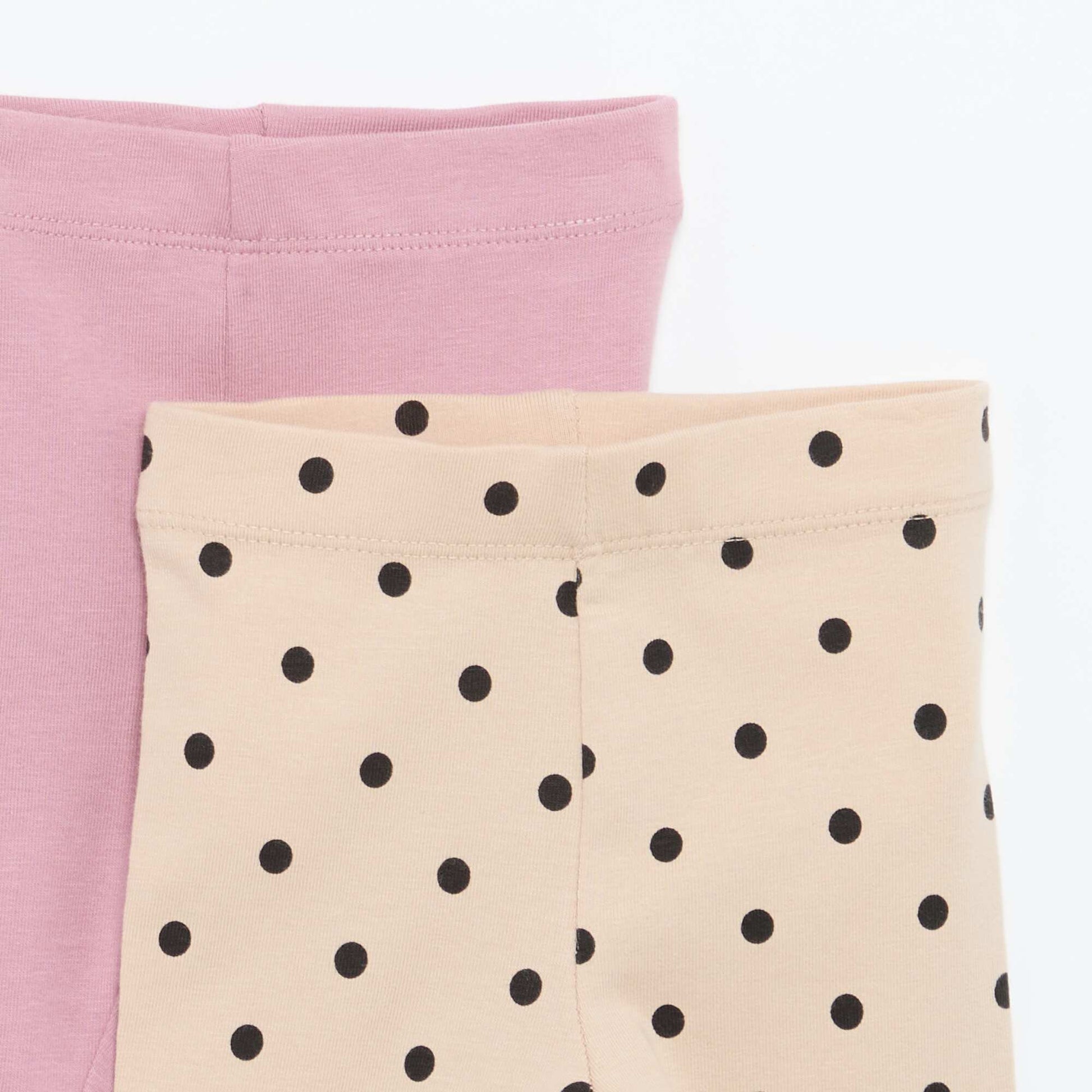 2-Pack Long Leggings BEIGE
