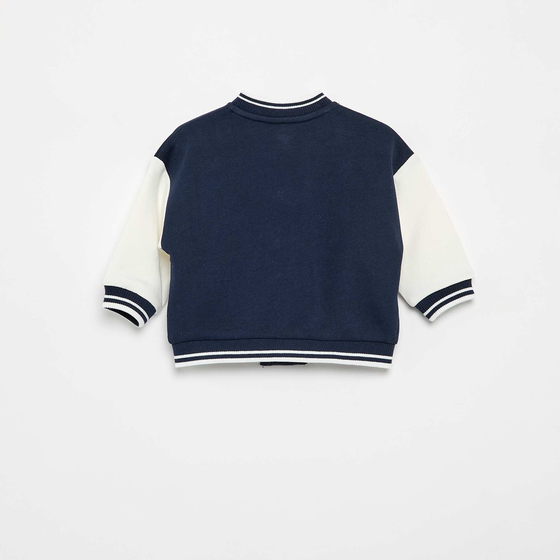 American campus style jacket BLUE