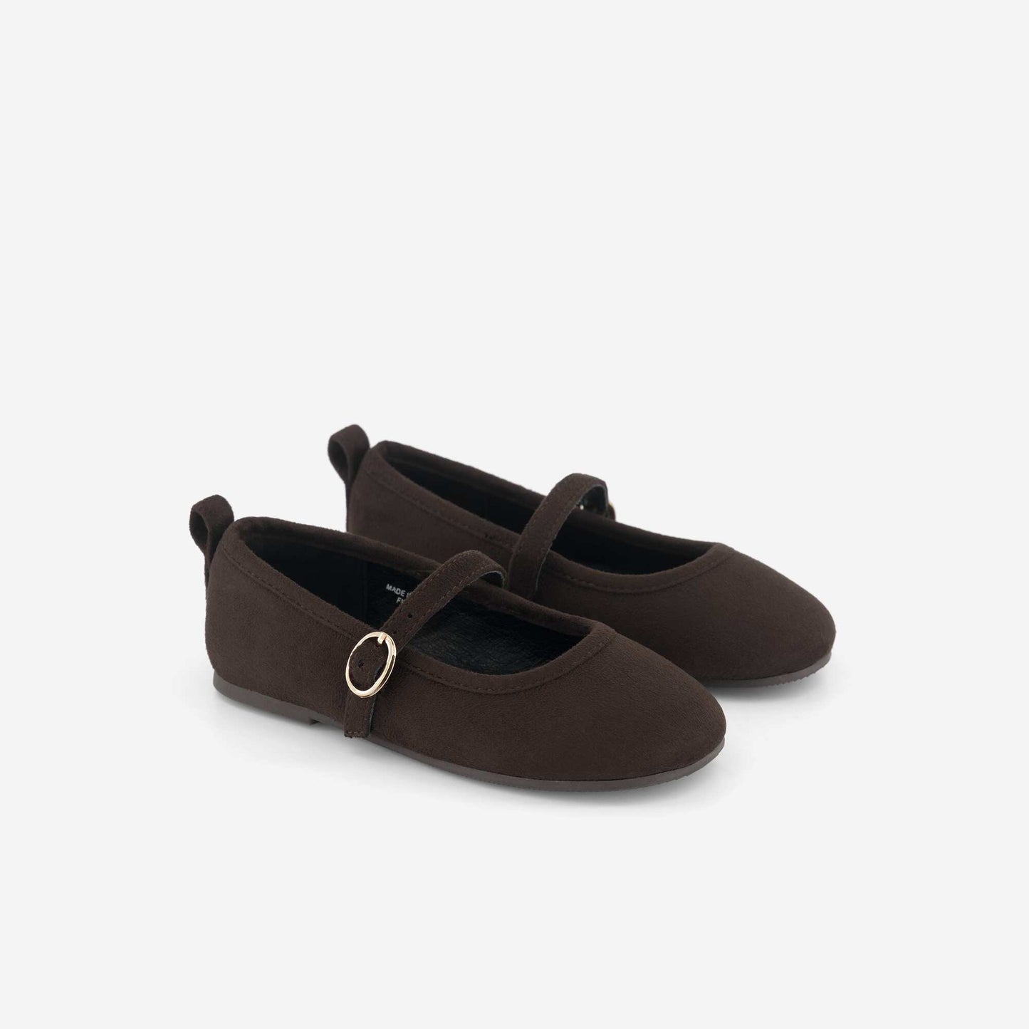 Ballerinas with straps BROWN