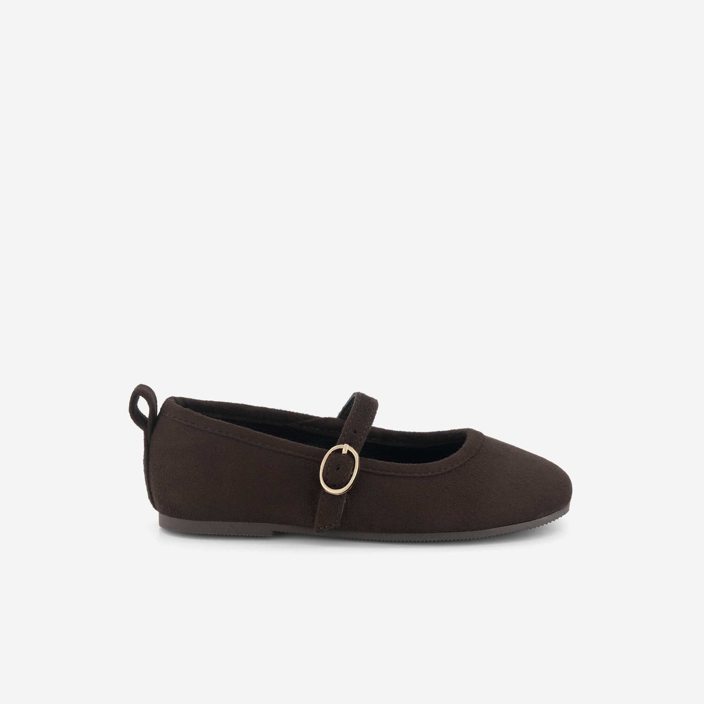 Ballerinas with straps BROWN