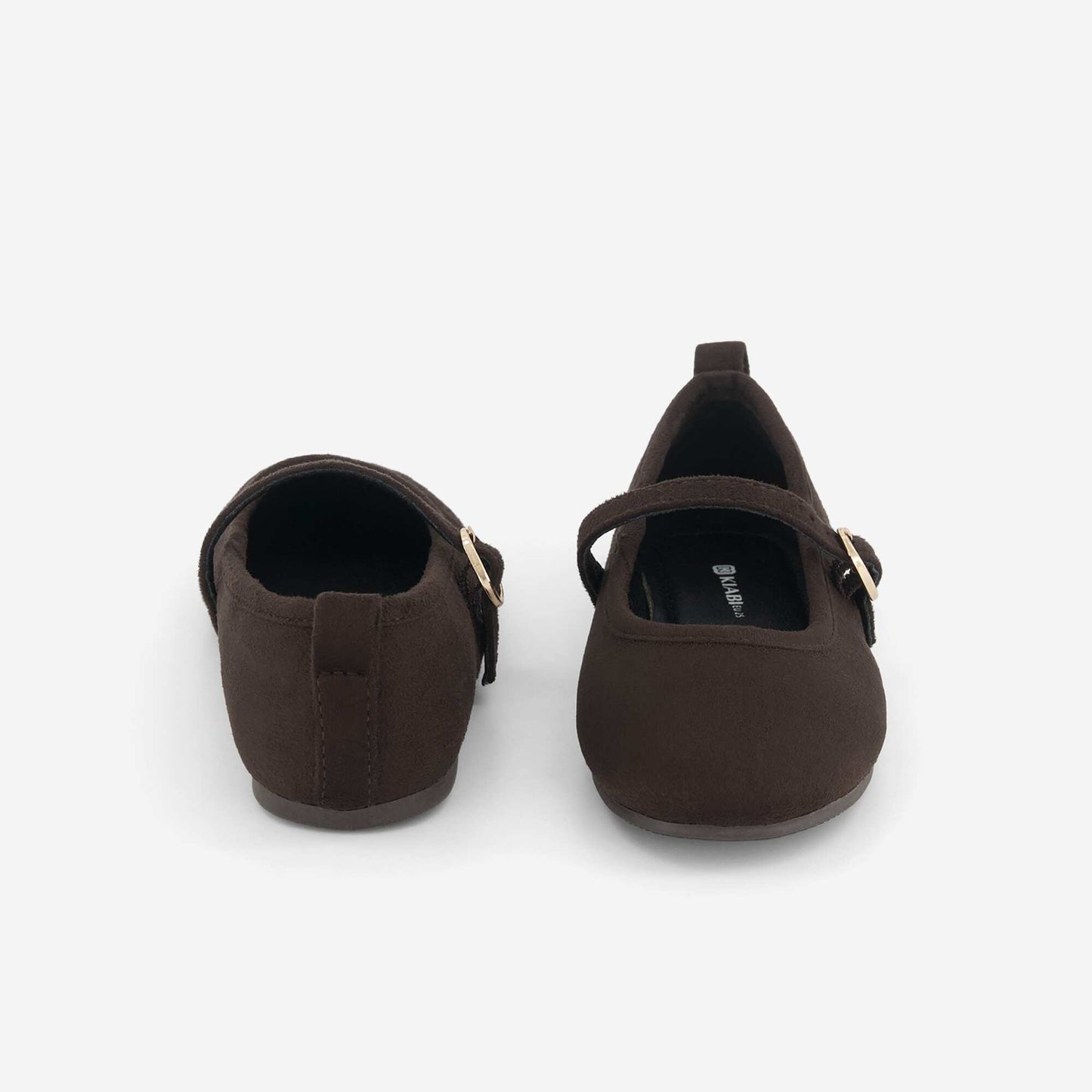 Ballerinas with straps BROWN
