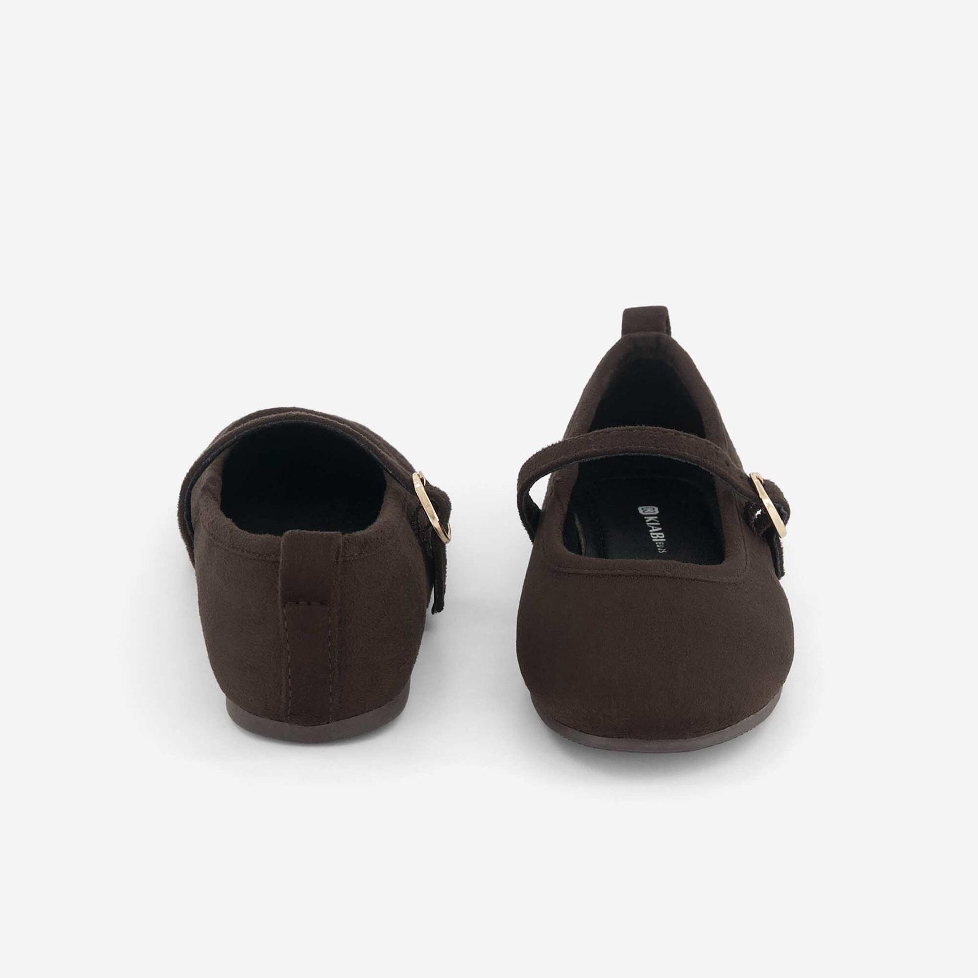 Ballerinas with straps BROWN