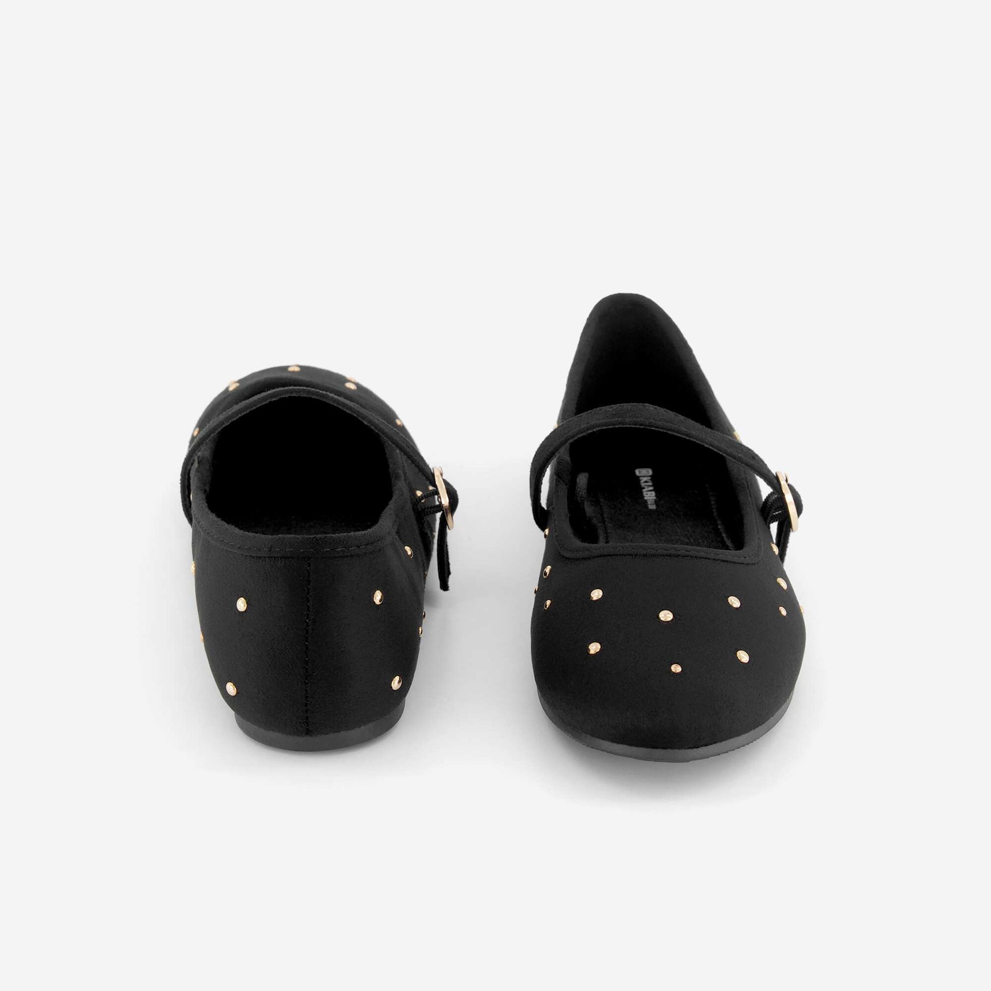 Ballerinas with strap BLACK