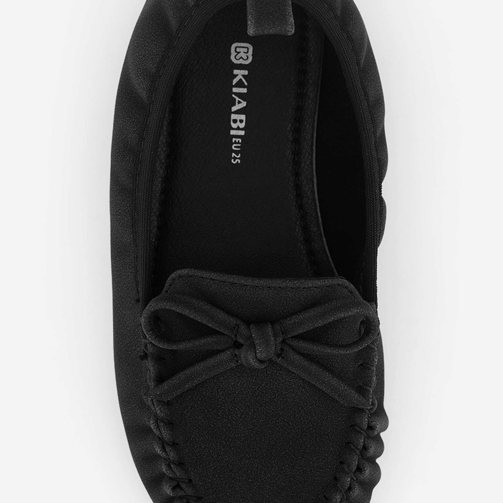 Bow Detail Loafers BLACK