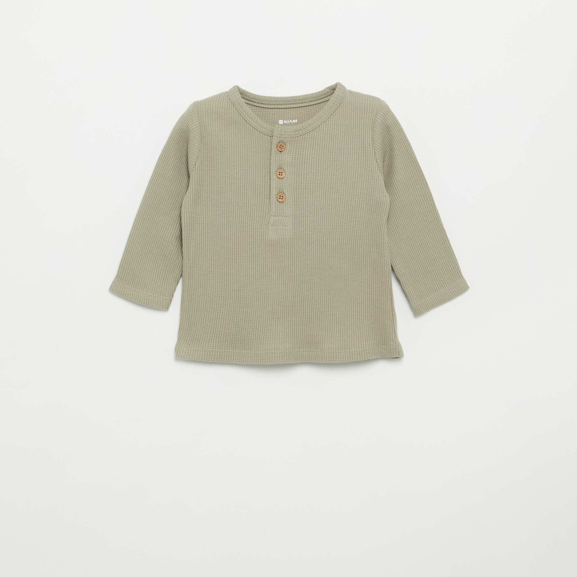 Henley T-shirt GREEN