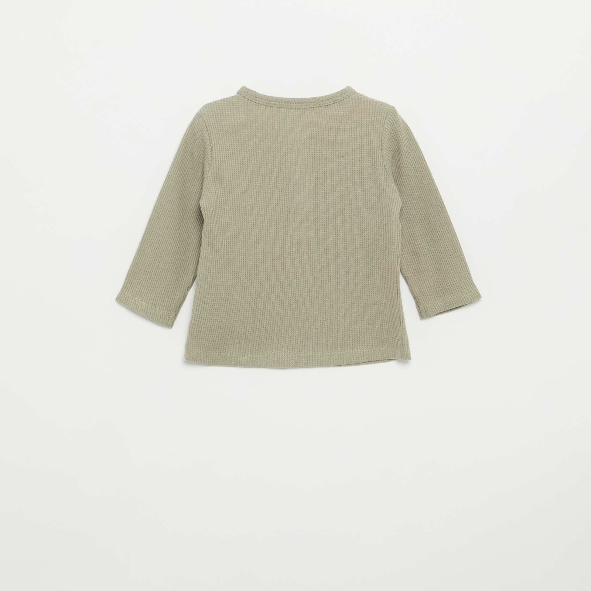 Henley T-shirt GREEN