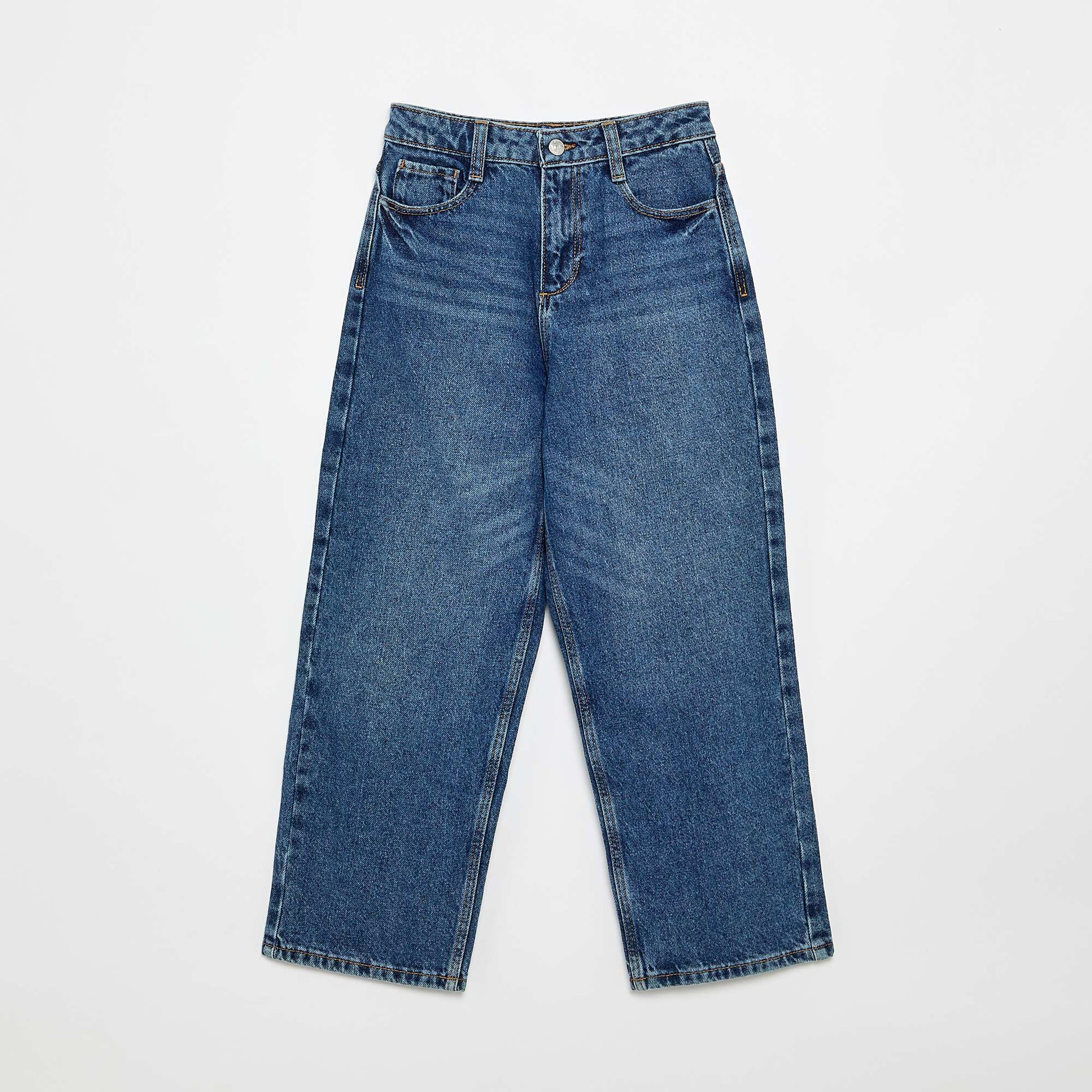 Baggy Fit Denim Trousers BLUE