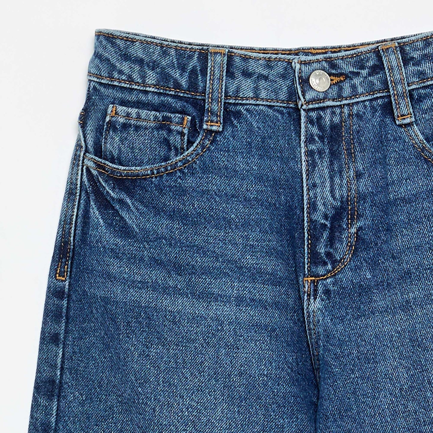 Baggy Fit Denim Trousers BLUE
