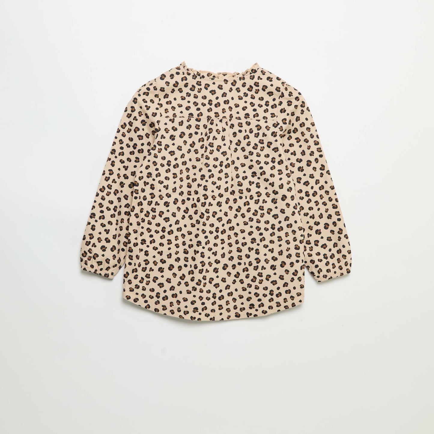 Snap-button apron BEIGE