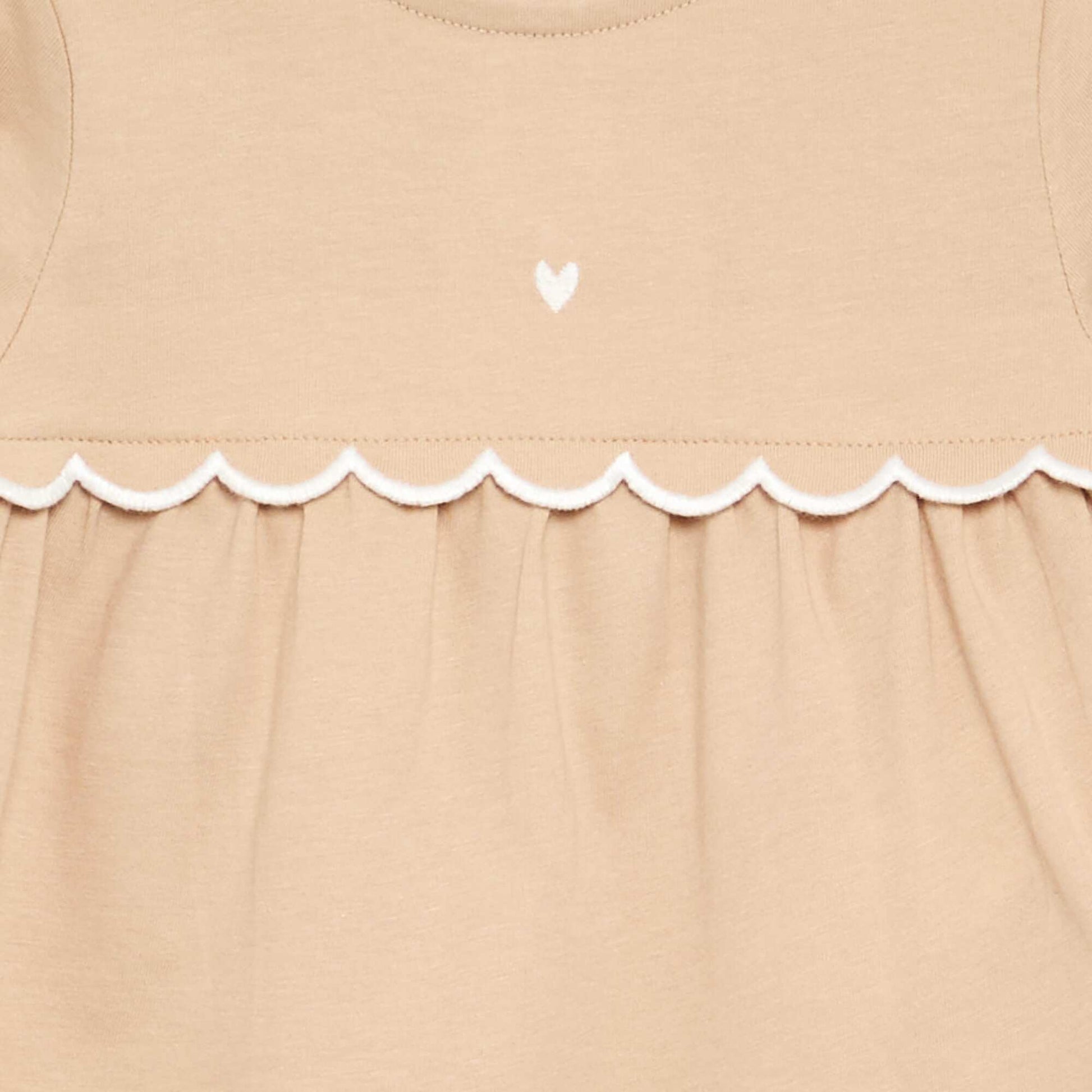 T-shirt and Leggings Set BEIGE