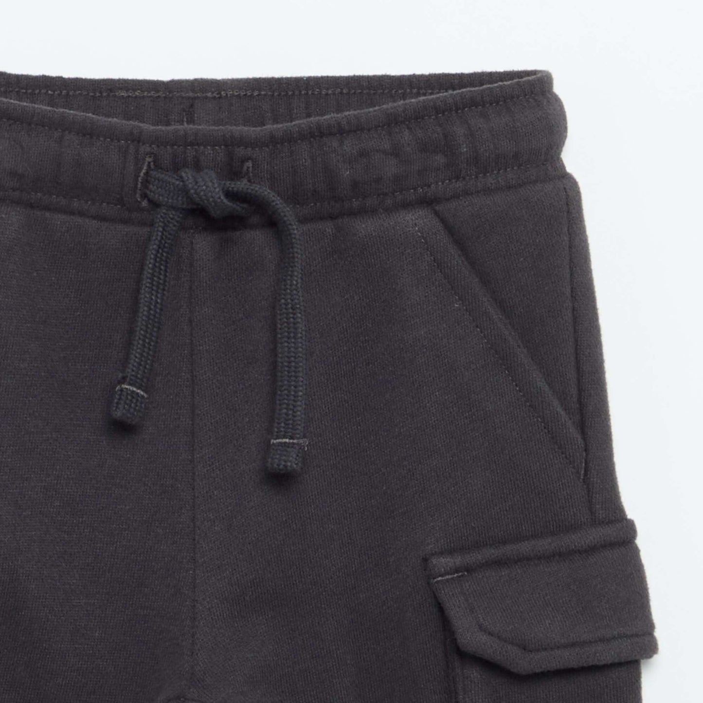 Multi-pocket jogging bottoms BLACK