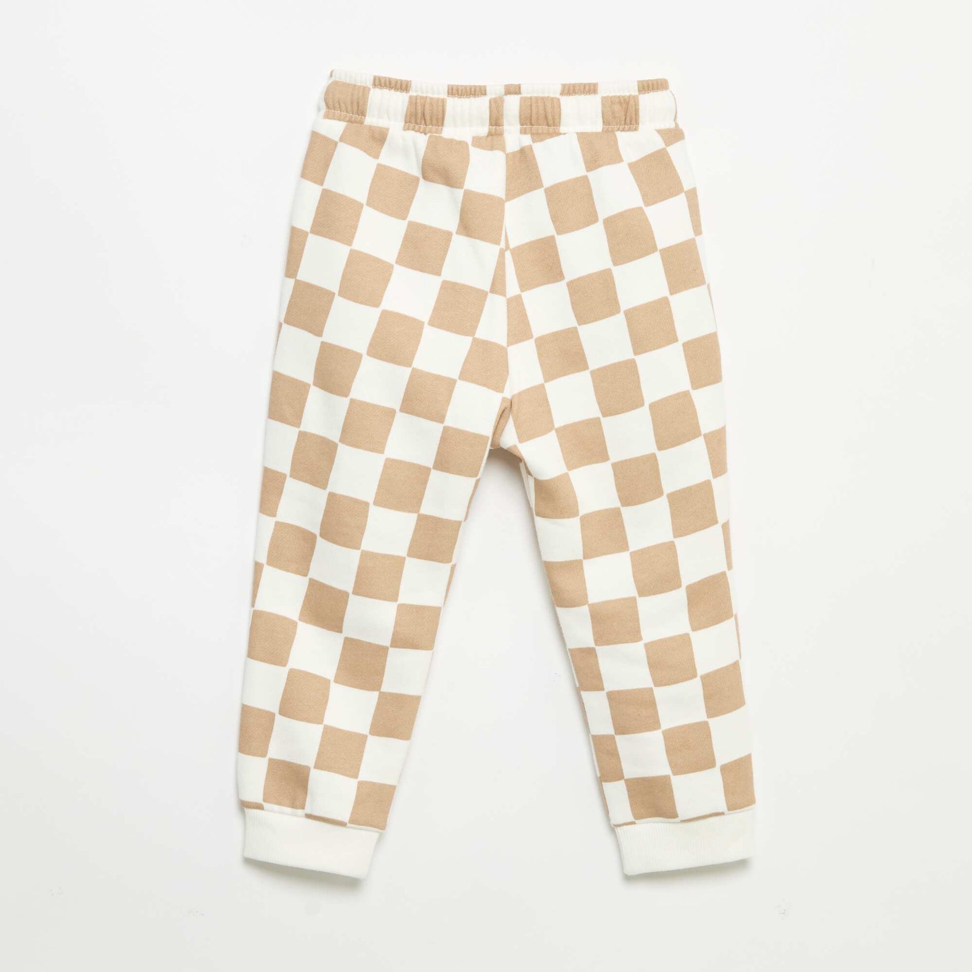 Patterned jogging bottoms GREEN