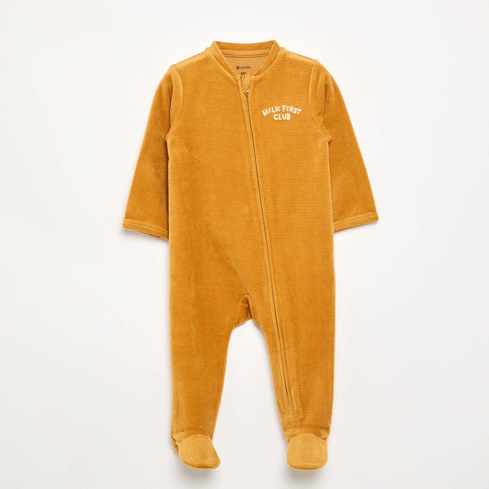 Velvet Baby Sleepsuit YELLOW