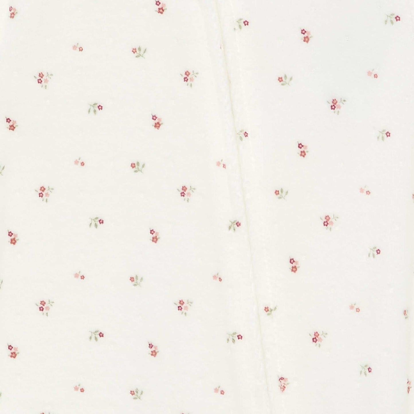 Corduroy Footed Pajamas WHITE