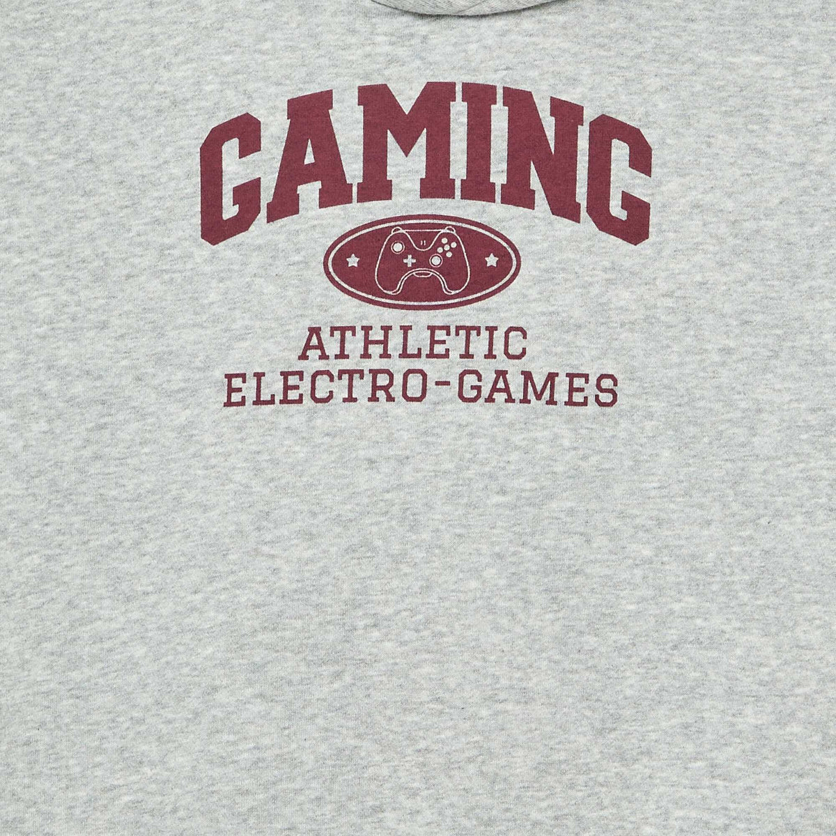 Printed Hooded Sweatshirt GREY