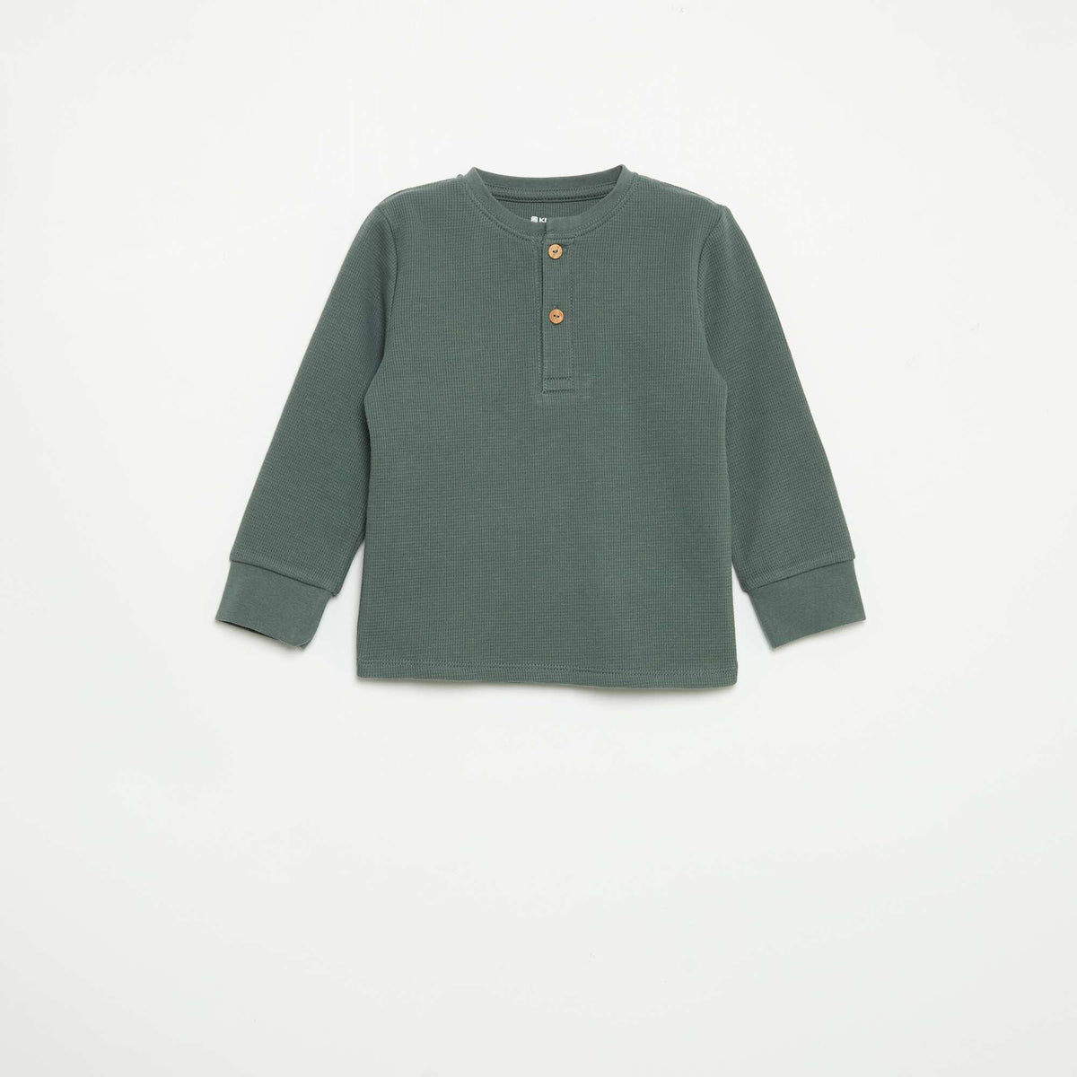 2-piece Pajamas - Long-sleeved T-shirt + Pants GREEN