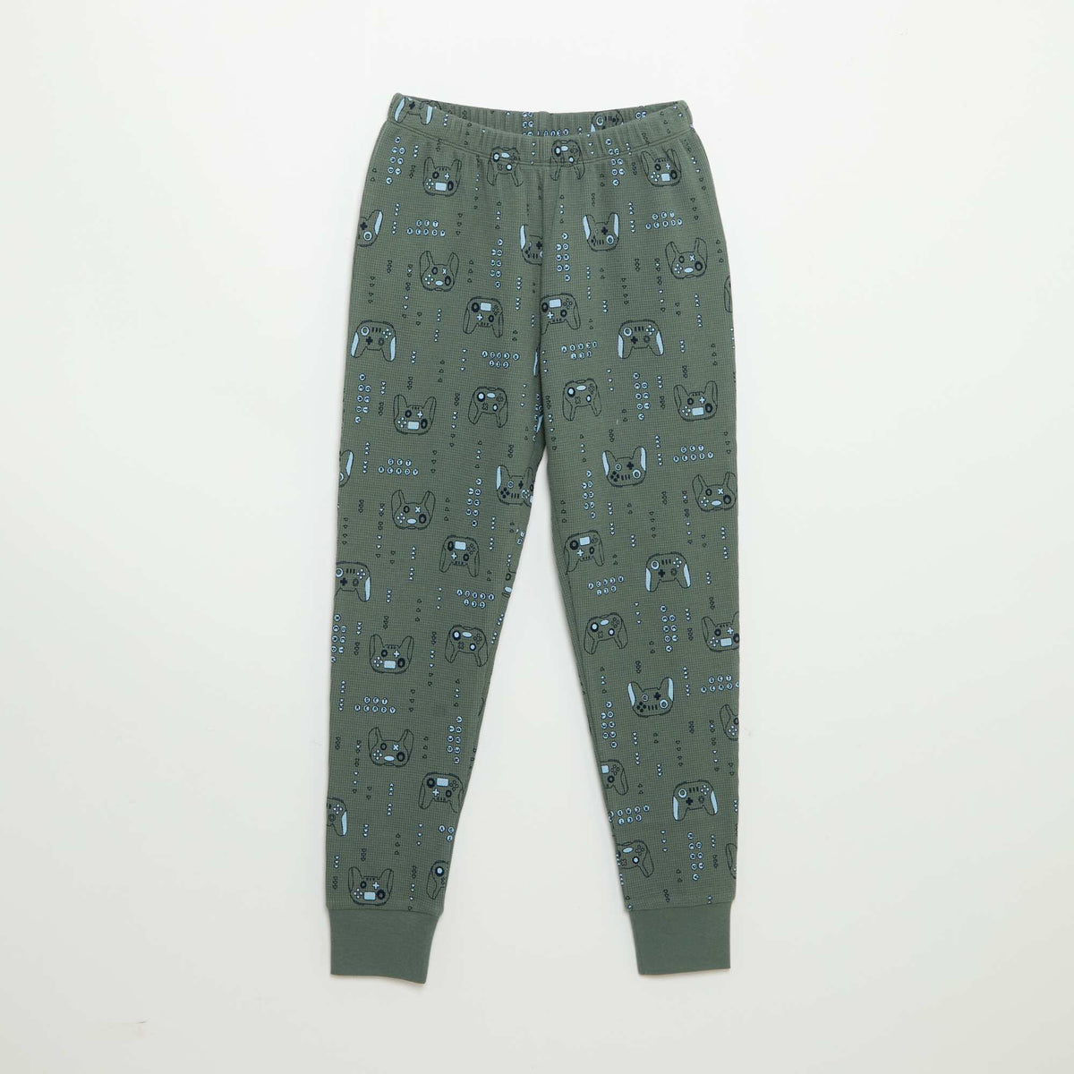 2-piece pyjamas - Long-sleeved T-shirt + trousers GREEN