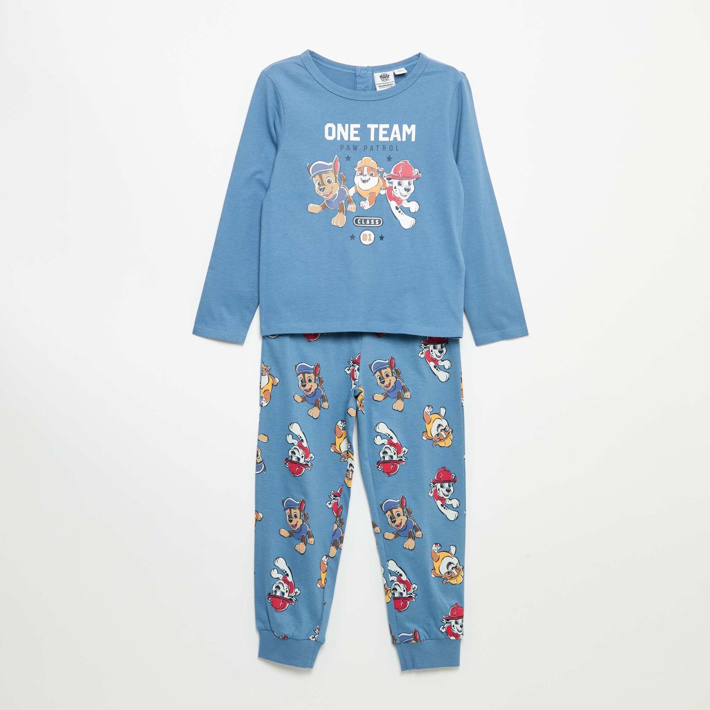 'Paw Patrol' Pajama Set - T-shirt + Pants - 2 Pieces BLUE