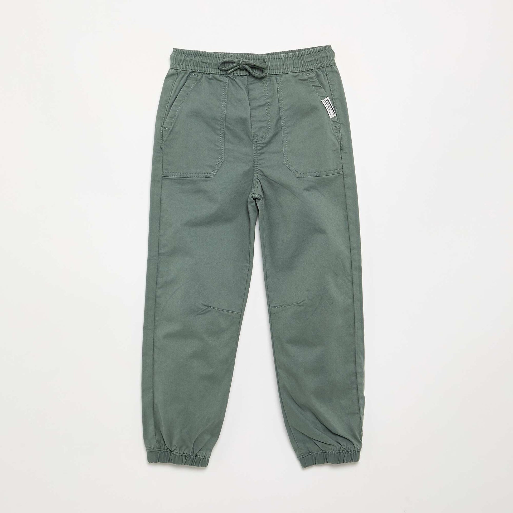 Drawstring Jogger Pants GREEN