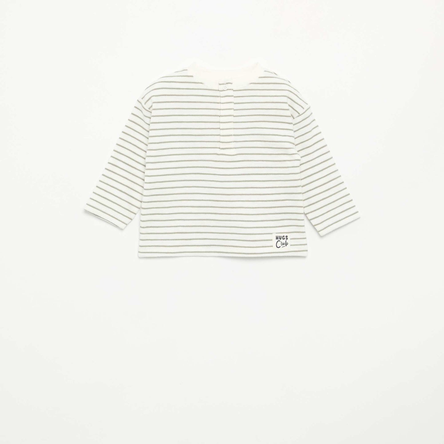 Long-sleeved Baby Terry T-shirt WHITE