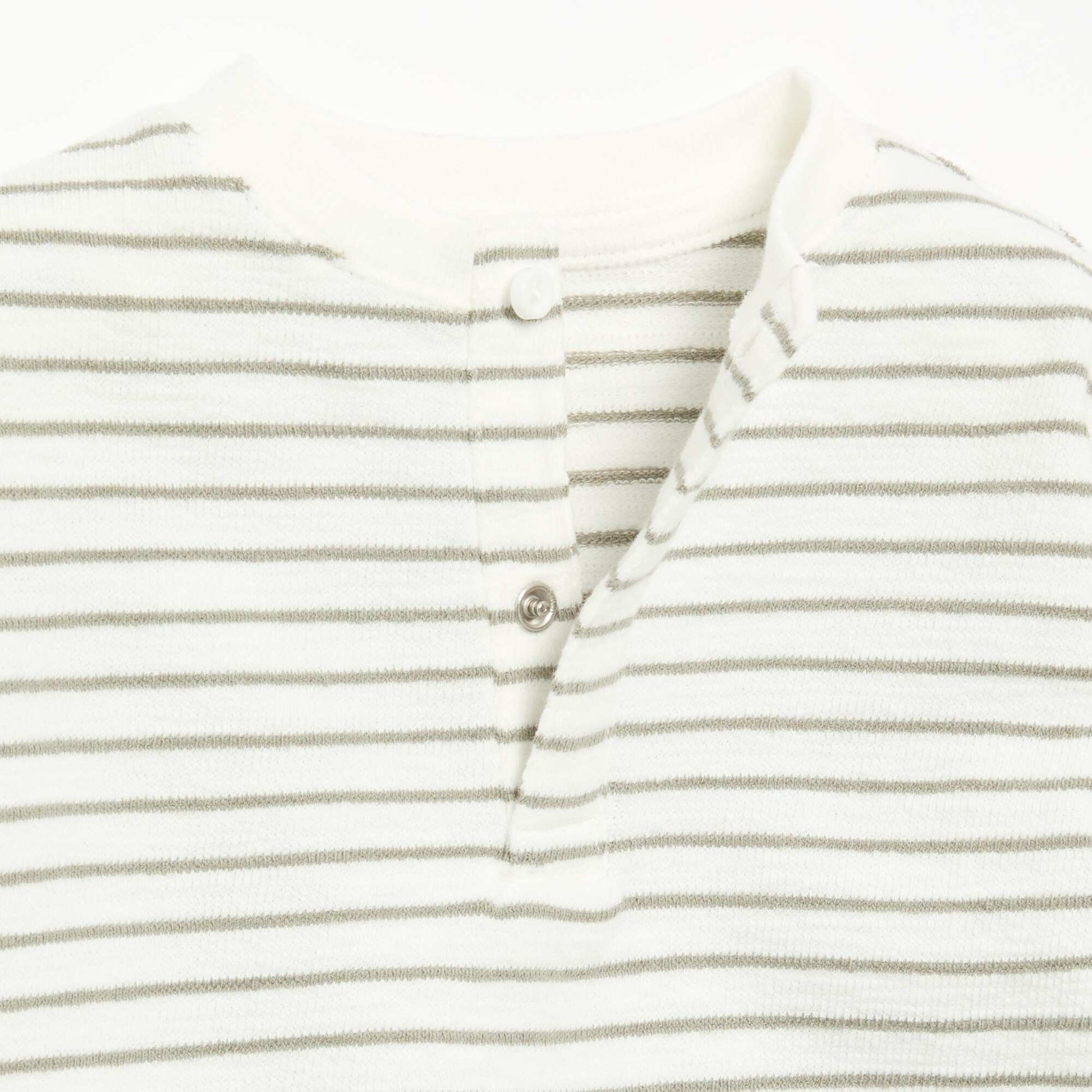 Long-sleeved Baby Terry T-shirt WHITE