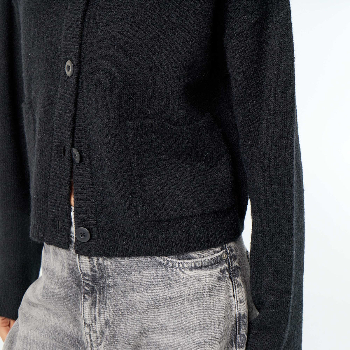 Knitted Cardigan BLACK