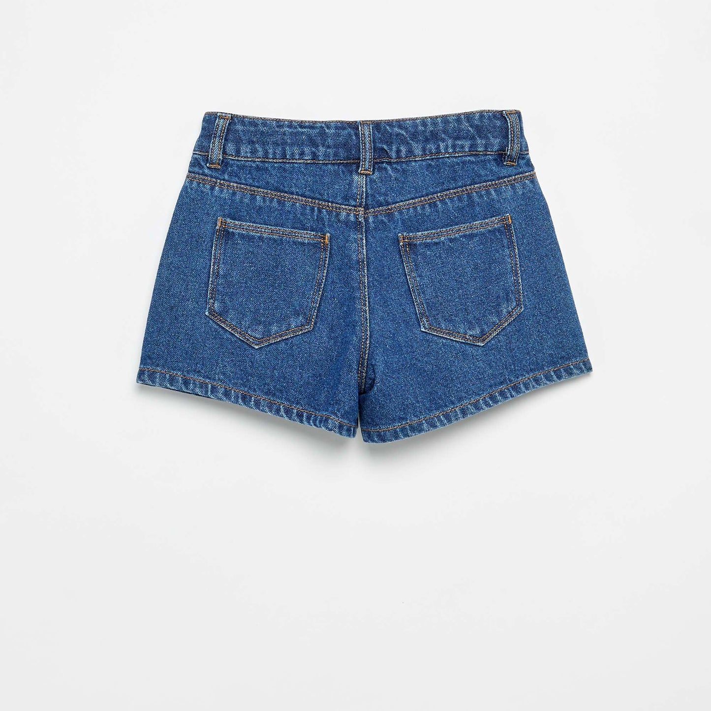 'Stitch' Denim Shorts BLUE