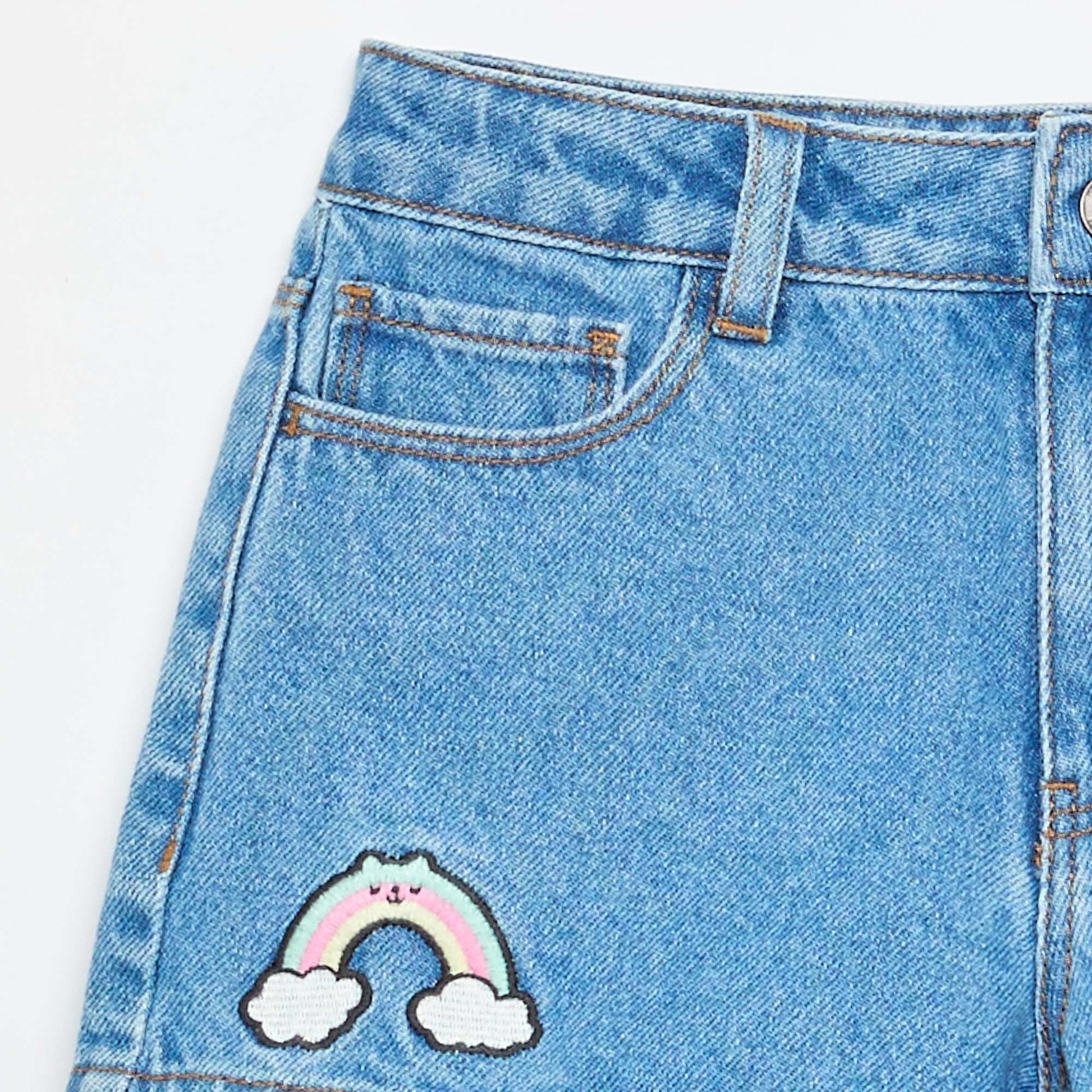 Denim shorts 'Gabby's Dollhouse' BLUE