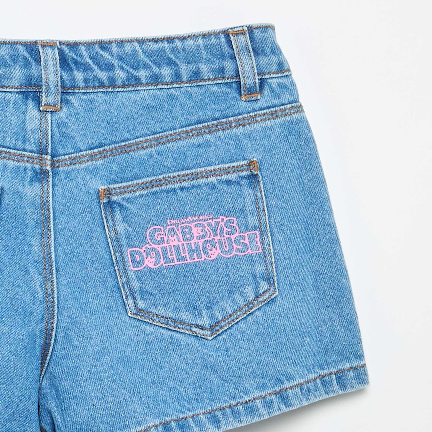 Denim shorts 'Gabby's Dollhouse' BLUE