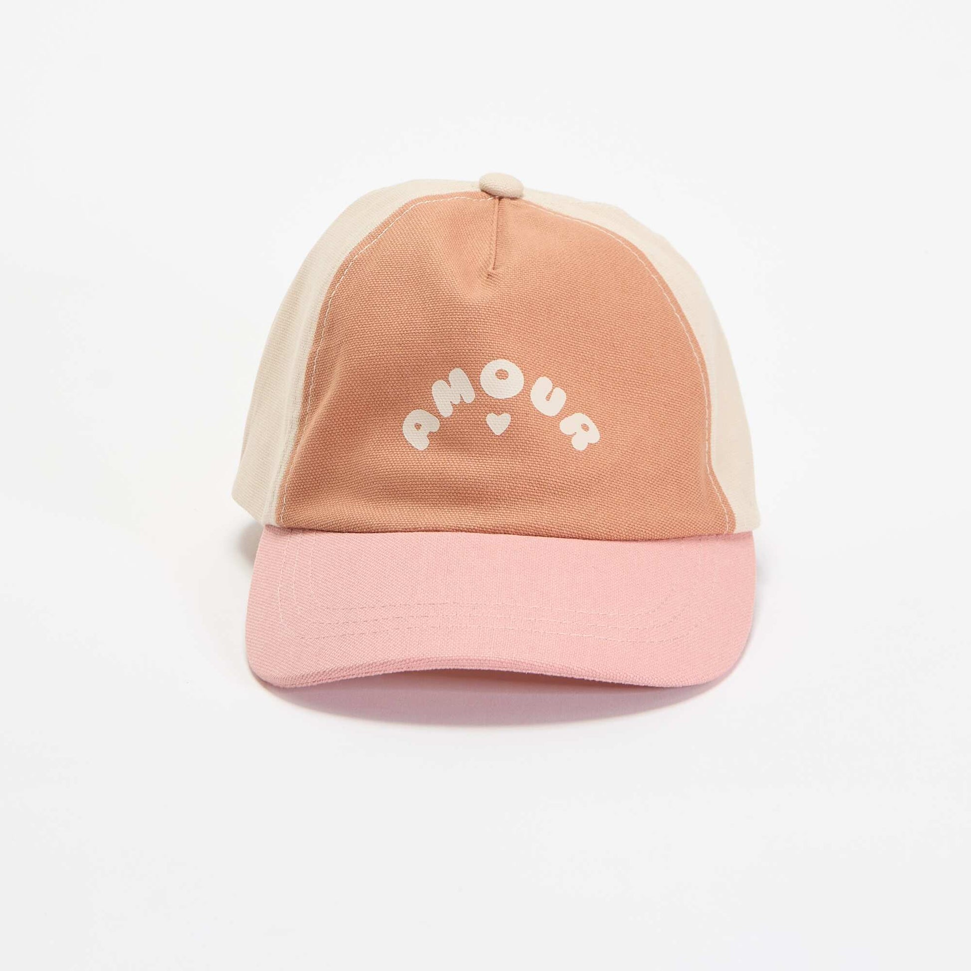 Leopard print baseball style cap PINK