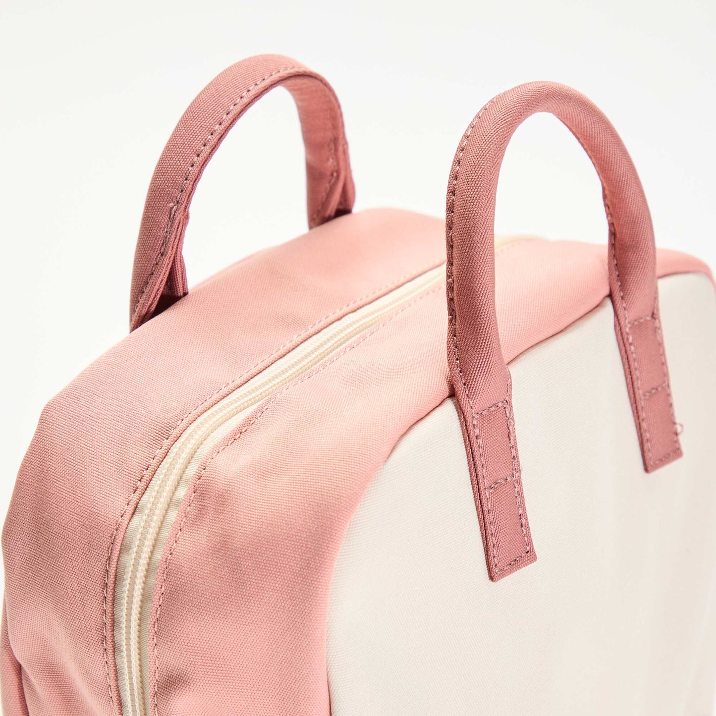 Color block backpack BEIGE