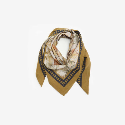 Patterned Scarf KHAKI