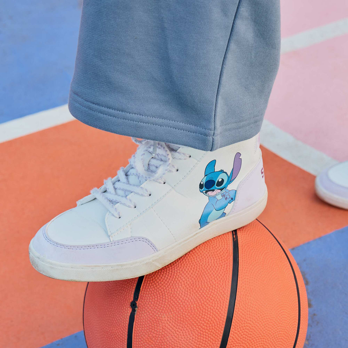 Disney 'Stitch' High-Top Sneakers PURPLE