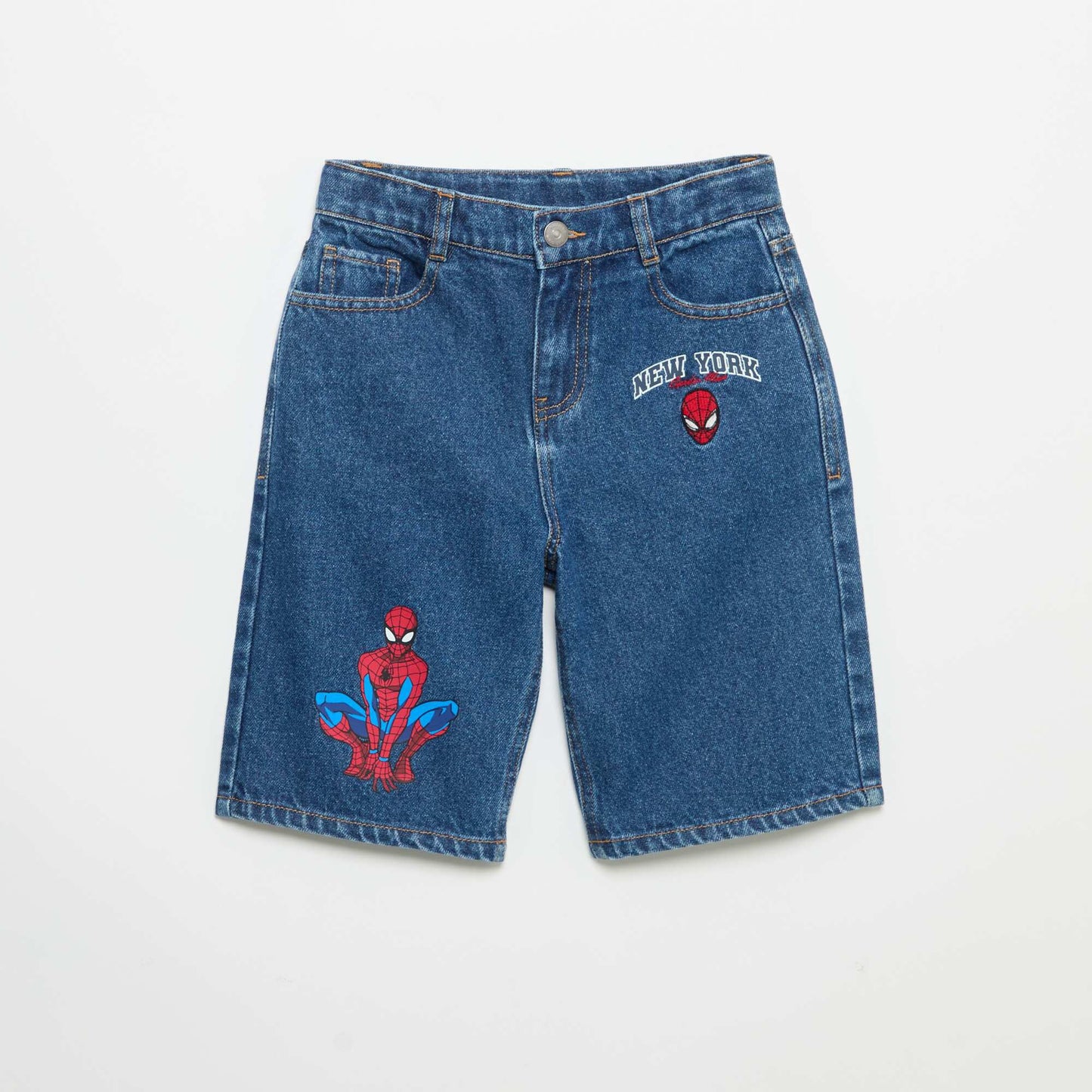 Spider-Man denim shorts BLUE