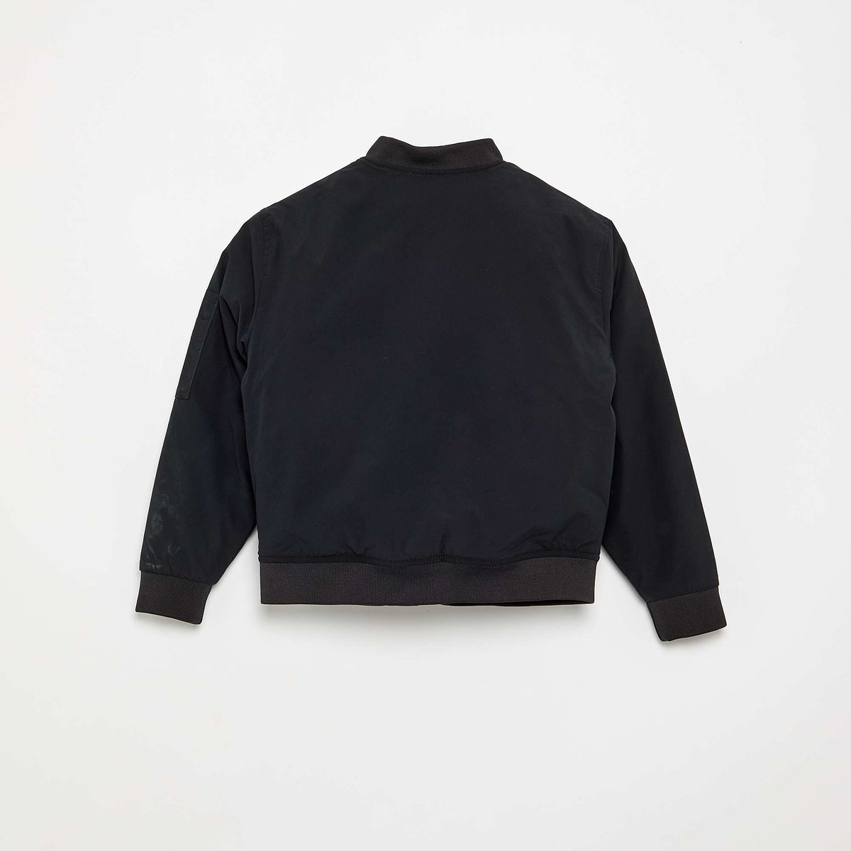 Plain bomber jacket BLACK