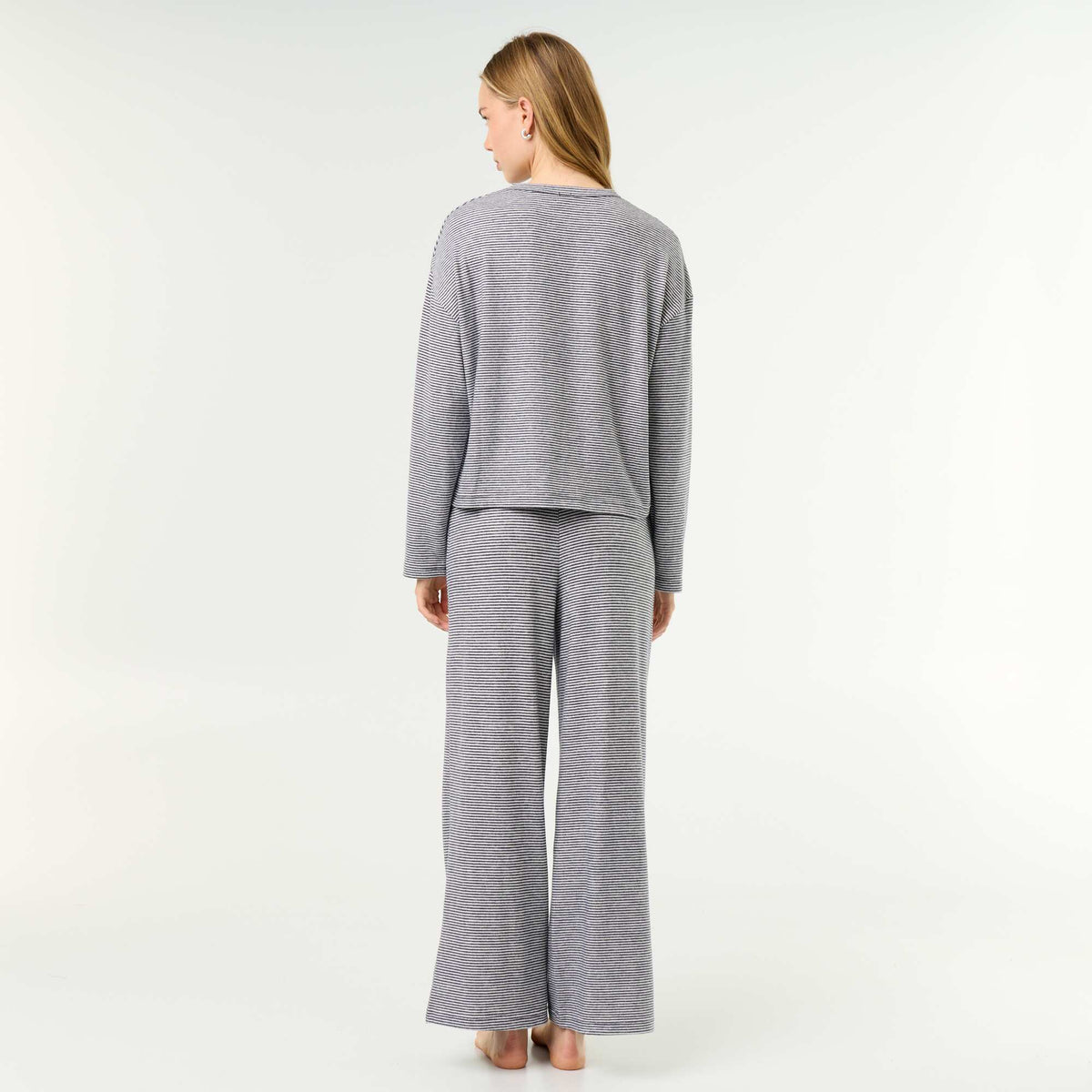 Komplet pijama me 2 pjesë - Bluzë sportive + Pantallona BLU