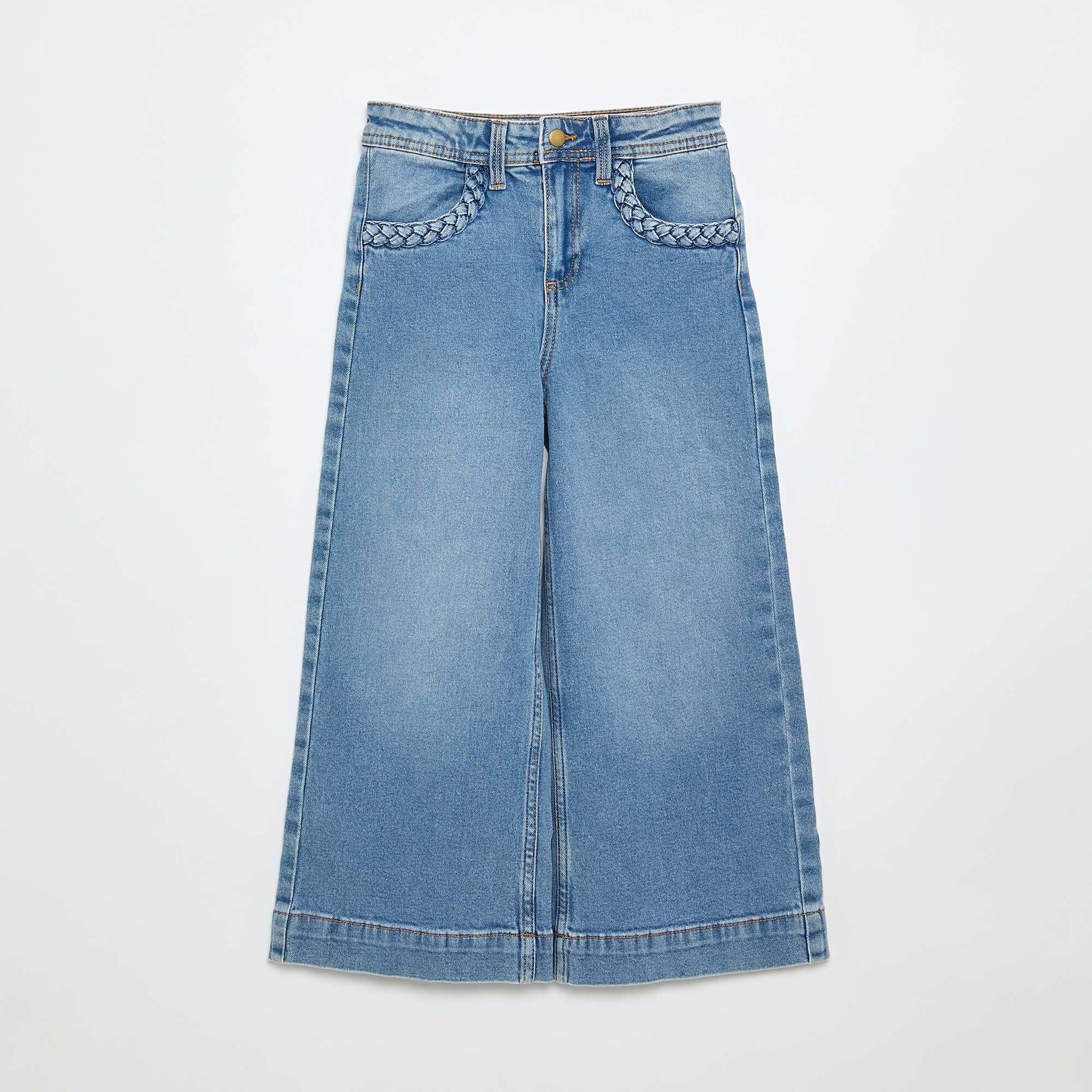 Wide-leg fit trousers BLUE