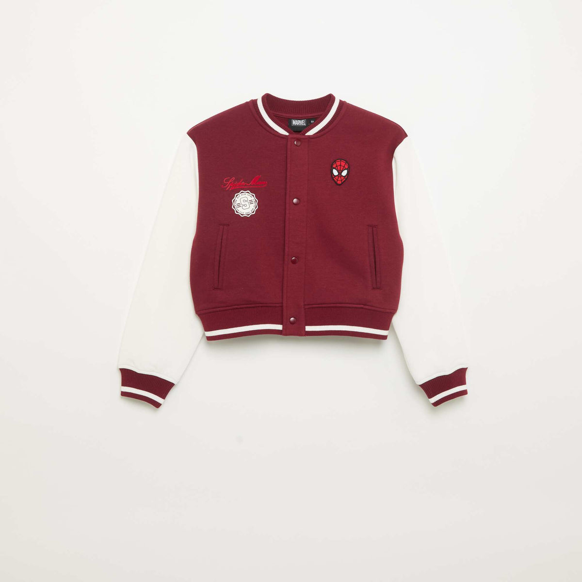 'Marvel' 'Spider-Man' Fleece Jacket RED