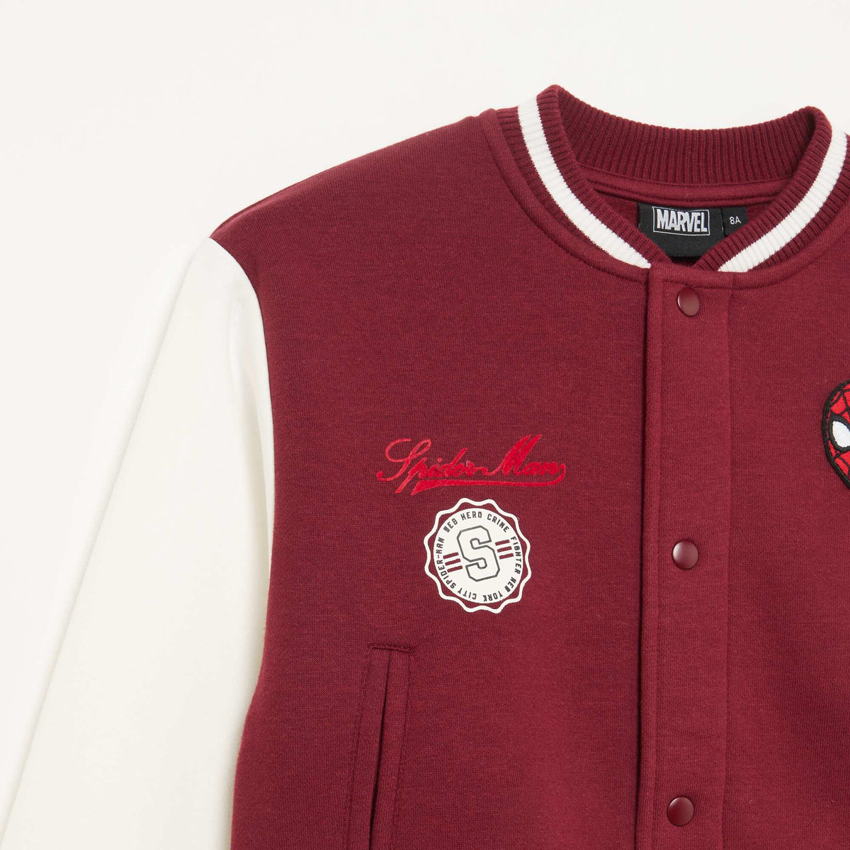 'Marvel' 'Spider-Man' Fleece Jacket RED