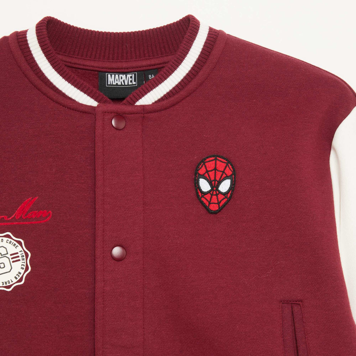 'Marvel' 'Spider-Man' Fleece Jacket RED