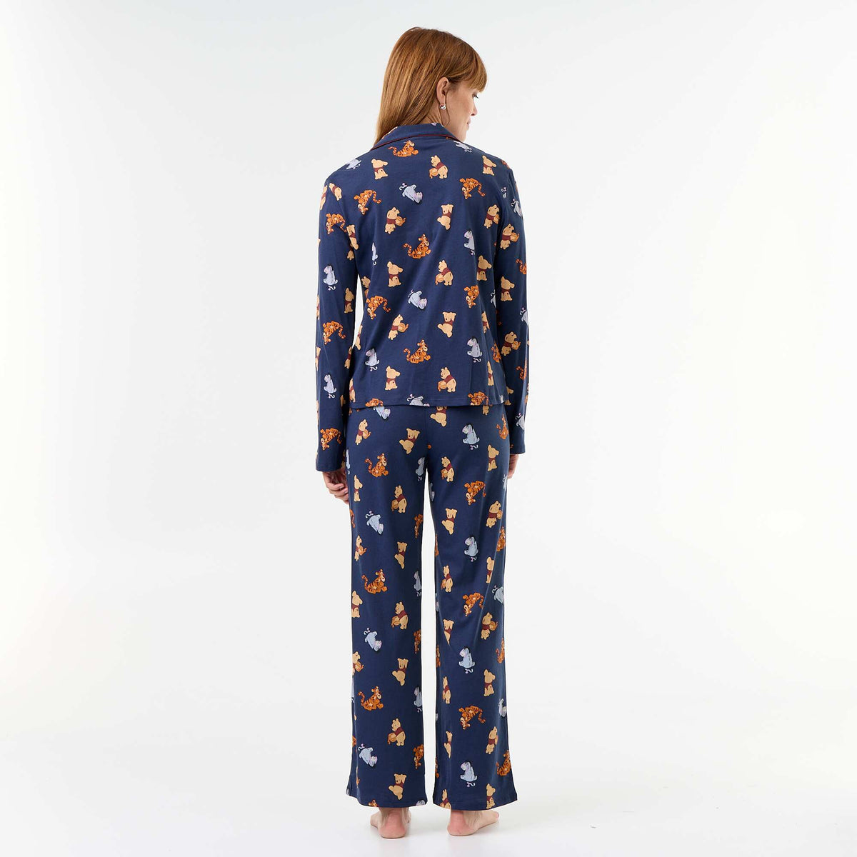 'Winnie the Pooh' Print 2-Piece Pajamas BLUE