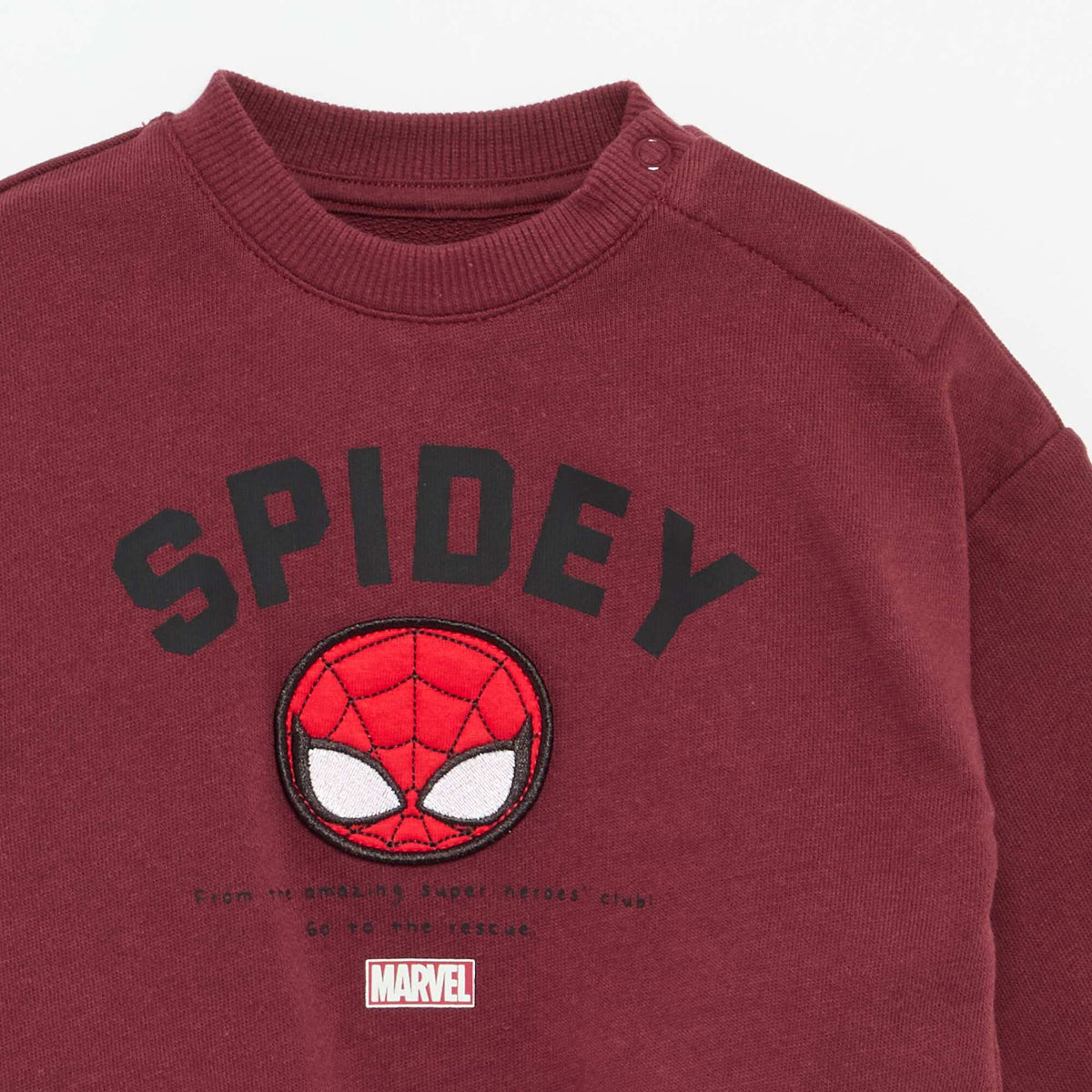 Bluzë 'Marvel' me mëngë të gjata e kuqe