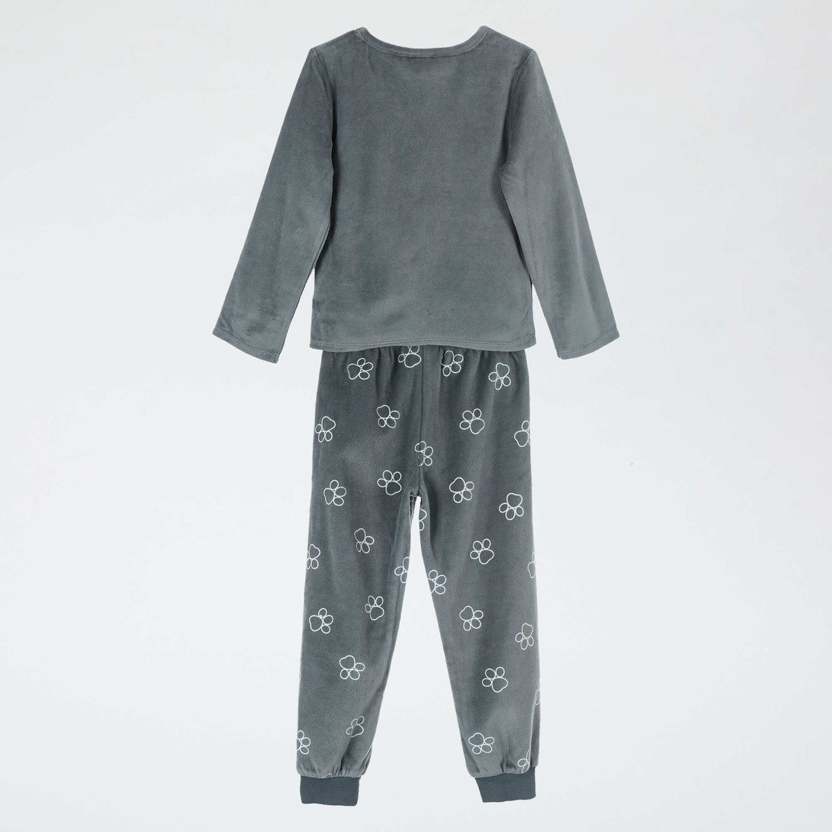 'Paw Patrol' Long-Sleeve T-Shirt and Velvet Pants Pajama Set - 2-Piece GREEN